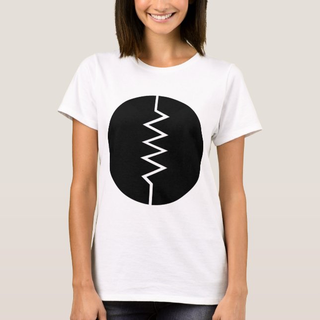 Resistor Symbol - Circled T-Shirt (Front)
