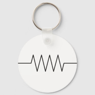 Resistor Symbol Key Ring