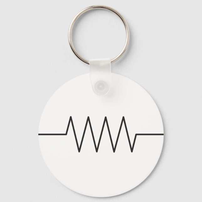 Resistor Symbol Key Ring (Front)