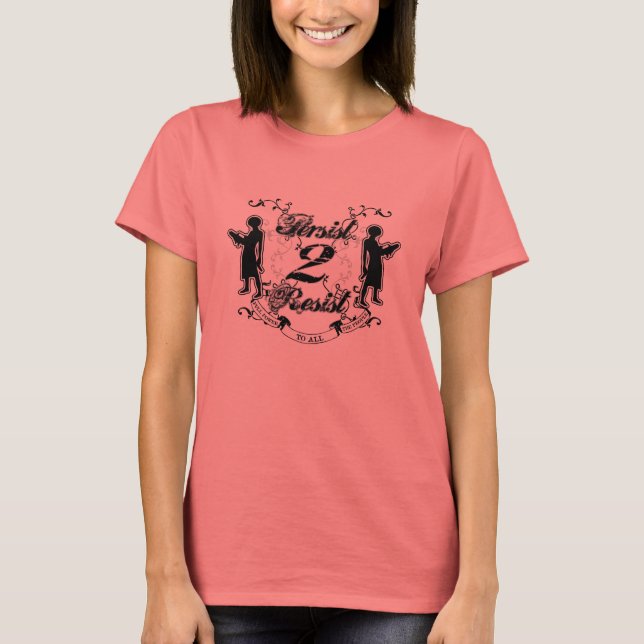 resistsheba T-Shirt (Front)
