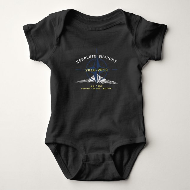 Resolute Support Baby Jumper Bodysuit (Front)