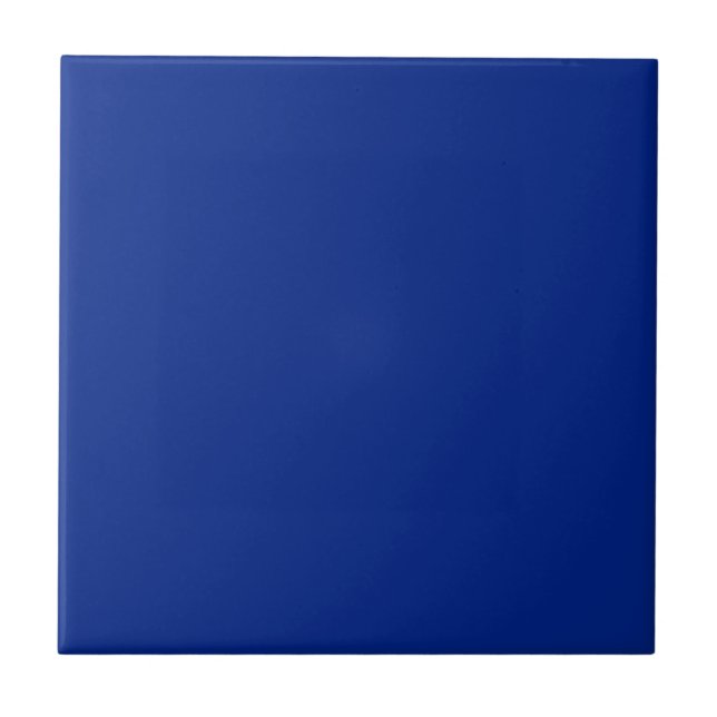 Resolution Blue Solid Colour Tile (Front)