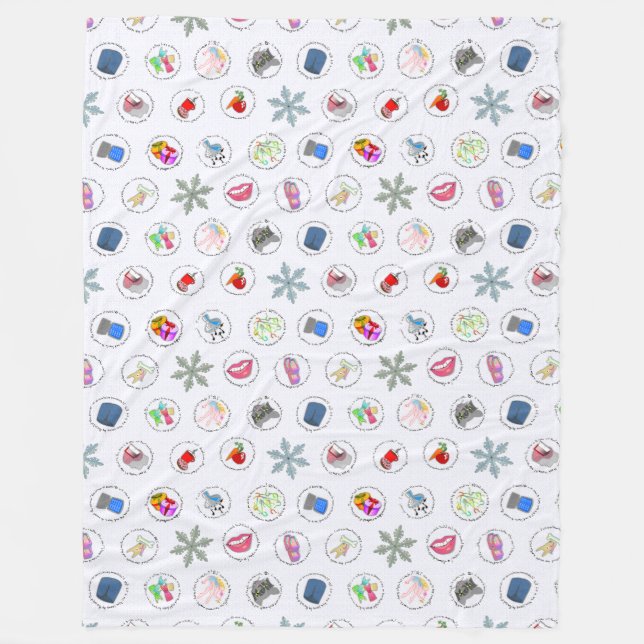 Resolutions Fleece Blanket (Front)