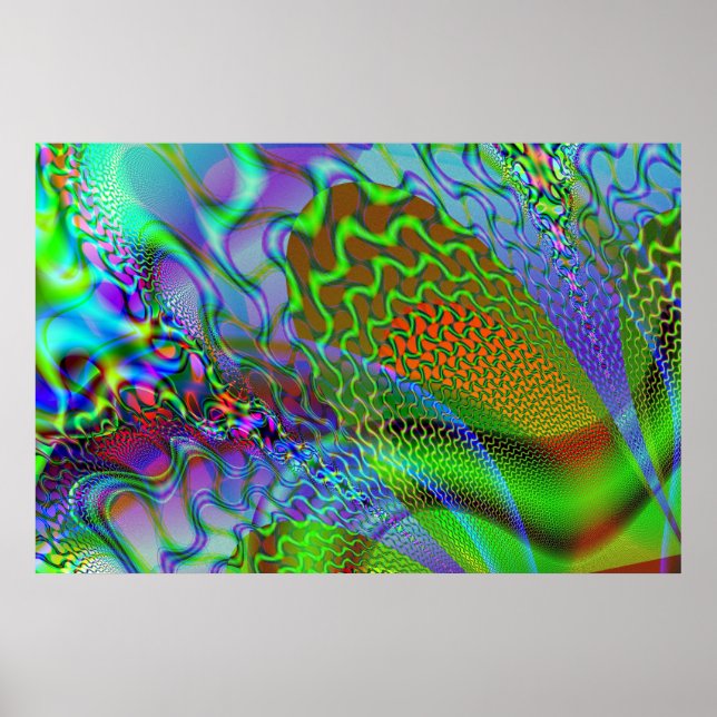 "Resonant Frequencies and the Human Brain" Poster (Front)