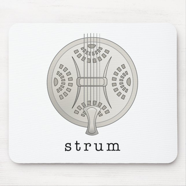 Resonator Guitar Mouse Mat (Front)