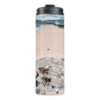 Resort near seashore thermal tumbler