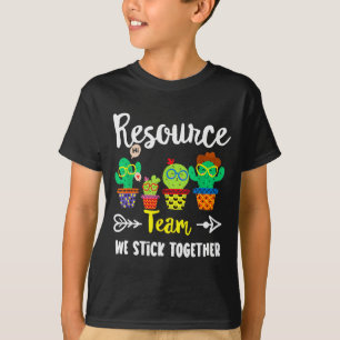 Resource Team, Funny Cactus Crew Resource Teacher  T-Shirt