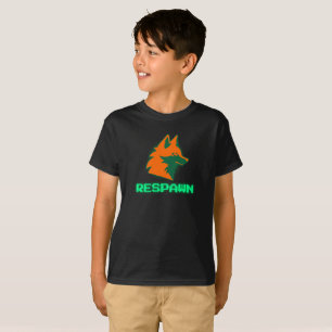 RESPAWN – Neon Gamer Fox Logo T-Shirt