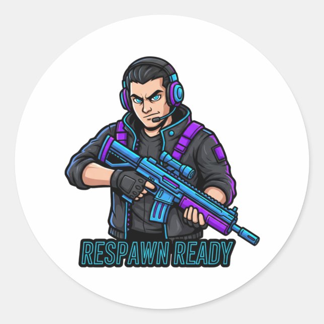 Respawn ready Sticker (Front)