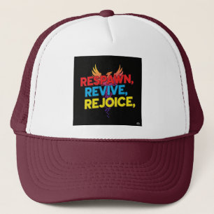 Respawn, Revive, Rejoice. Trucker Hat