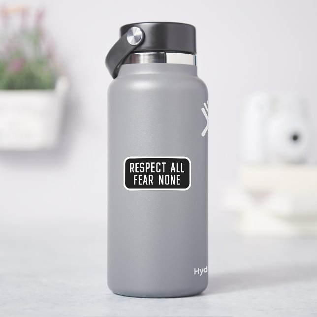 Respect All Fear None (HydroFlask)