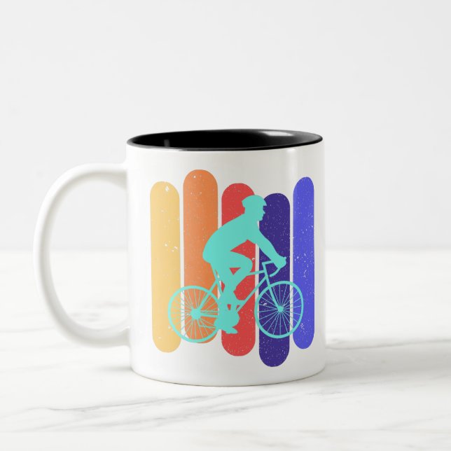 RESPECT BICYCLE Two-Tone COFFEE MUG (Left)