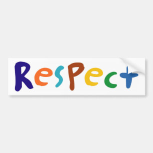 respect bumper sticker