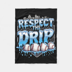 Respect Bysebyll Drip Boys Ice Cream The Drip Yout Fleece Blanket