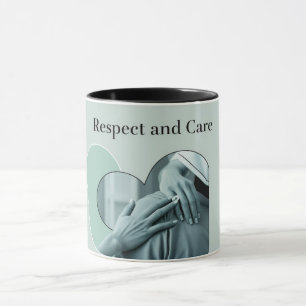 Respect Care Kindness Positivity Inspiration Gift Mug