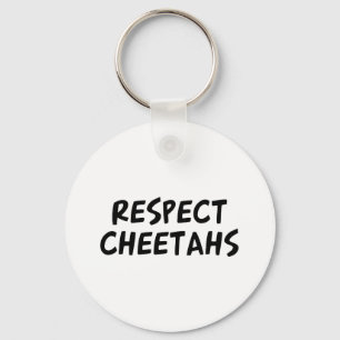 Respect Cheetahs Key Ring