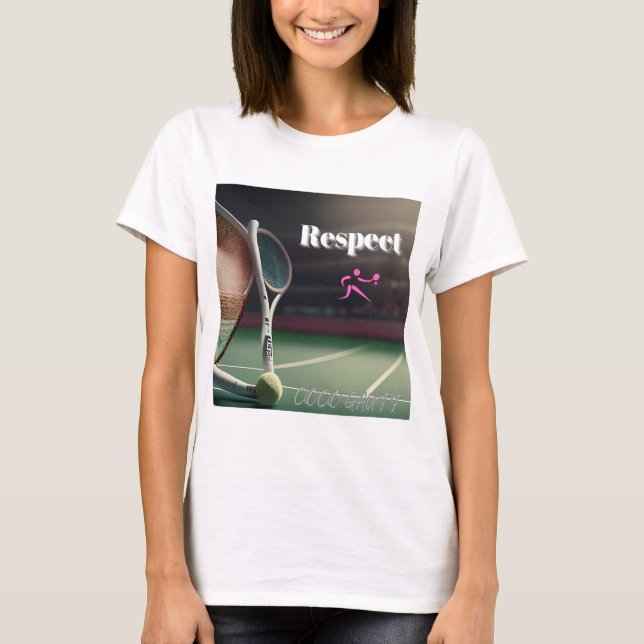 RESPECT Coco Gauff , tennispassion, tennisfanatic, T-Shirt (Front)