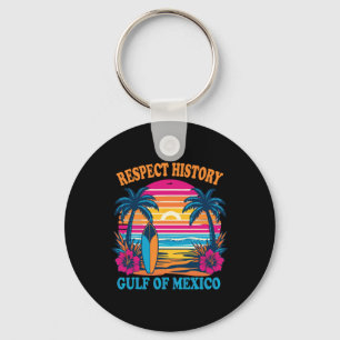 Respect Historygulf Of Mexico Summer Vacation Men Key Ring