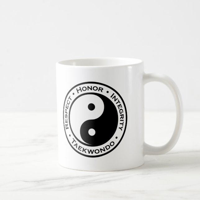 Respect Honour Integrity Taekwondo Coffee Mug (Right)