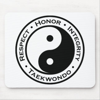Respect Honour Integrity Taekwondo Mouse Mat