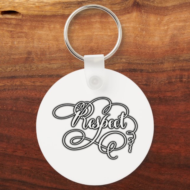 respect key ring (Front)