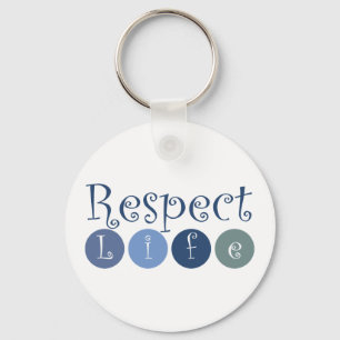 Respect Life Circle Key Ring