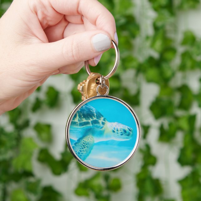 Respect Life, Keep the Ocean Clean Key Ring (Hand)