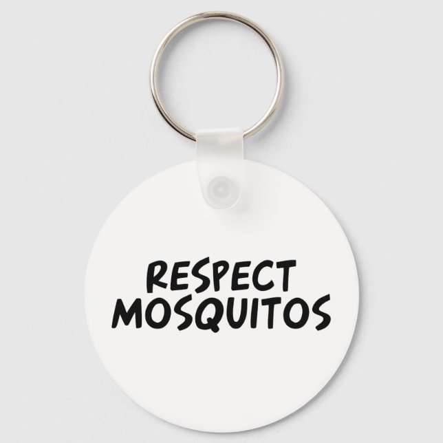 Respect Mosquitos Key Ring (Front)