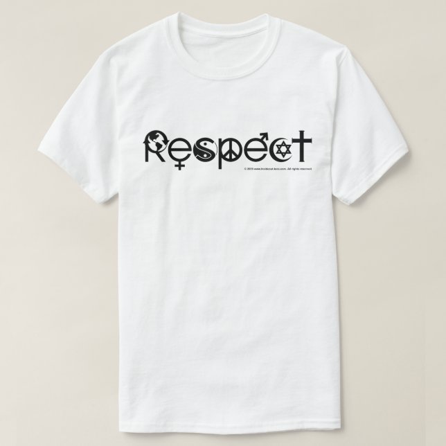 Respect Mother Earth - Recycle Save The Planet T-Shirt (Design Front)