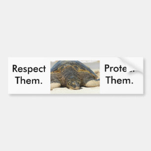 Respect. Protect. Bumper Sticker