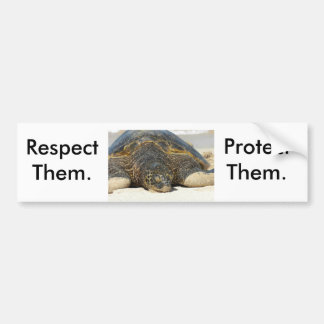Respect. Protect. Bumper Sticker