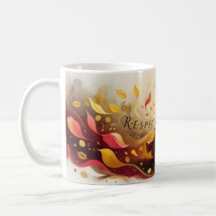 Respect Soulful Empowerment Golden Art Mug