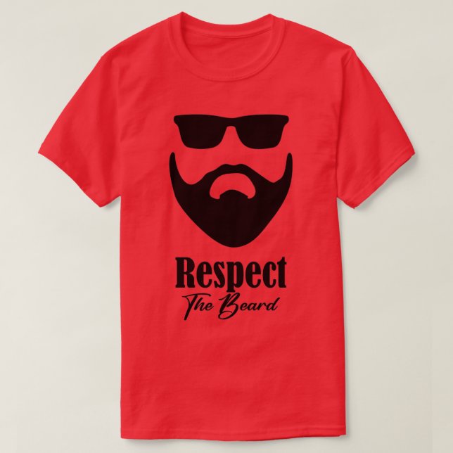 Respect The Beard 5 T-Shirt (Design Front)