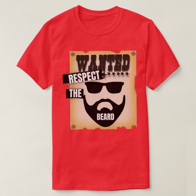 Respect the Beard Beard Classic TShirt (Design Front)