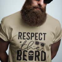 Respect The Beard Funny Design