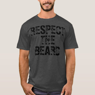 Respect The Beard Santa Claus Christmas Graphic fu T-Shirt