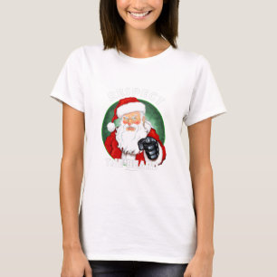 Respect The Beard Santa Claus Funny Christmas T-Shirt