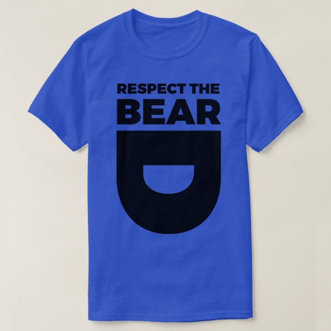 Respect The Beard Shirt (Design Front)