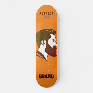 RESPECT THE BEARD SKATEBOARD