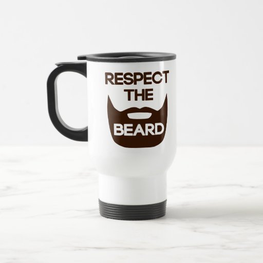 Image of Respect The Beard Travel Mug