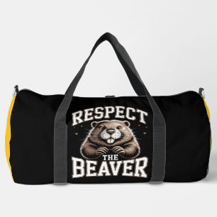Respect The Beaver Duffle Bag