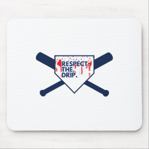 Respect The Drip Bysebyll Byt Ice Cream Drip Mouse Mat