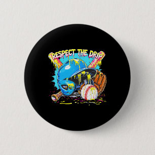 Respect The Drip Bysebyll Glove Byt With Sprinkles 6 Cm Round Badge