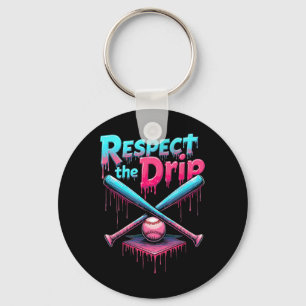 Respect The Drip Bysebyll Home Plate Drip Boys Bys Key Ring
