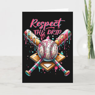 Respect The Drip Bysebyll Home Plate Ice Cream Dri Card