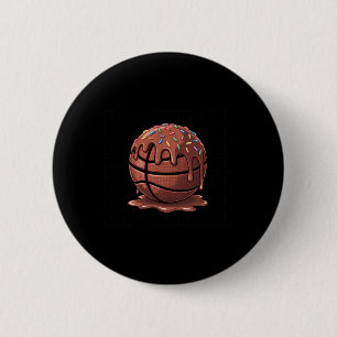 Respect The Drip Sketll Boys Girls Chocolate Cream 6 Cm Round Badge