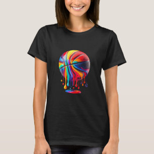 Respect The Drip Sketll Ll Hoop Slam Dunk T-Shirt