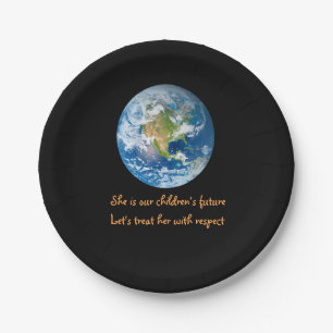 Respect the Earth Paper Plates