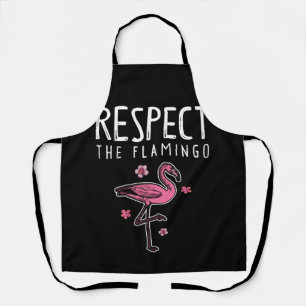Respect The Flamingo Pink Apron