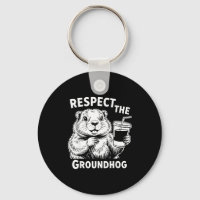 Respect The Groundhog Funny Ground Hog Woodchuck D